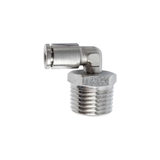 Metal Pu Fitting Elbow 6mm 1/2" M